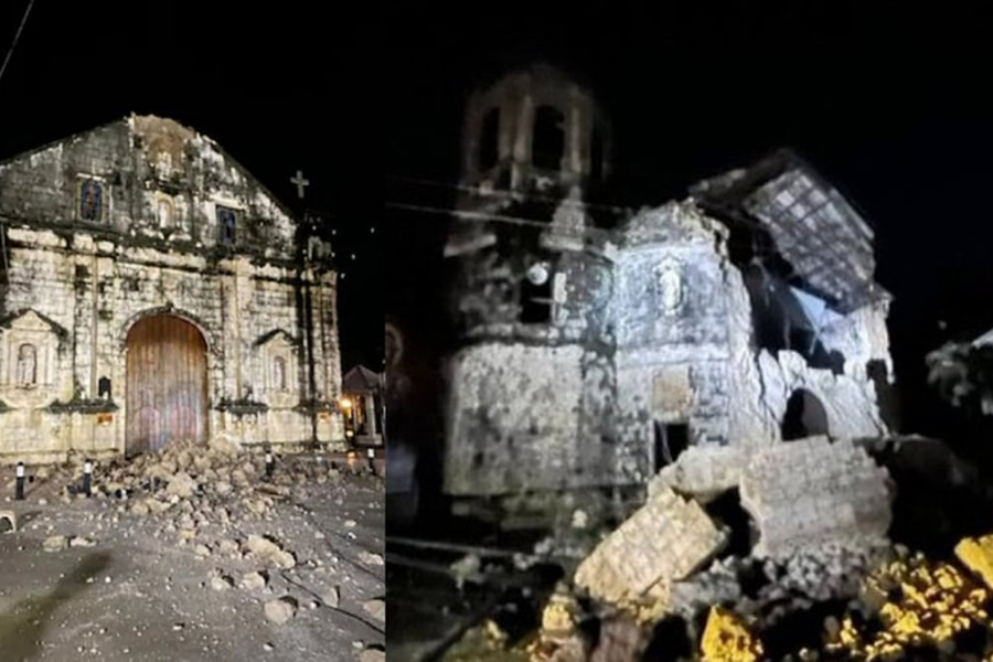 A 6.9 magnitude earthquake shook the Philippines. Destruction was rampant in Cebu City, Philippines.