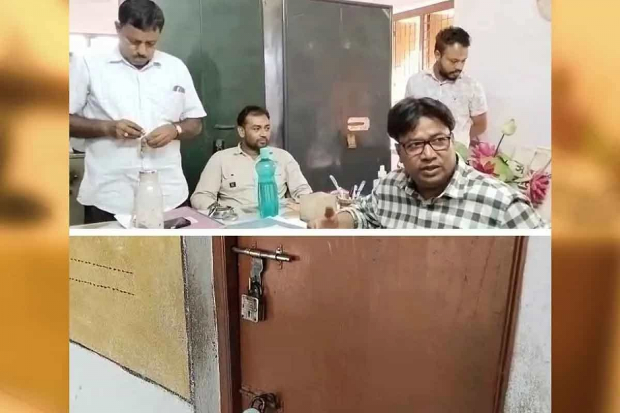 There are three teachers in the school. And all three will be given the responsibility of voter list work and will go out into the field (BLO).