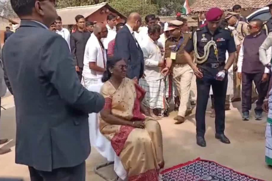 President Droupadi Murmu spent the second day of her visit to Rairangpur in Odisha's Mayurbhanj, staying close to her roots.