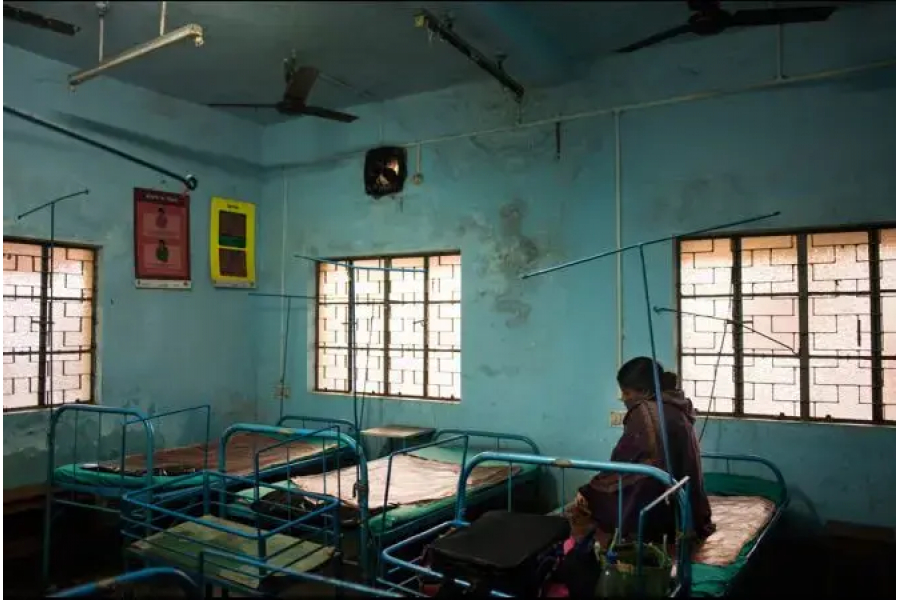 Centuries of history. Long neglect. Dilapidated hospital. Finally good news. Mahiyari Laxmi Kamal Hospital located in Andul, Sankrail, Howrah. Once it was the hope of the area. 24-hour medical service. There was a maternity department. However, the service has gradually been closed for the last twenty years. With the initiative of the current MLA, renovations have started again in Mahiyari.