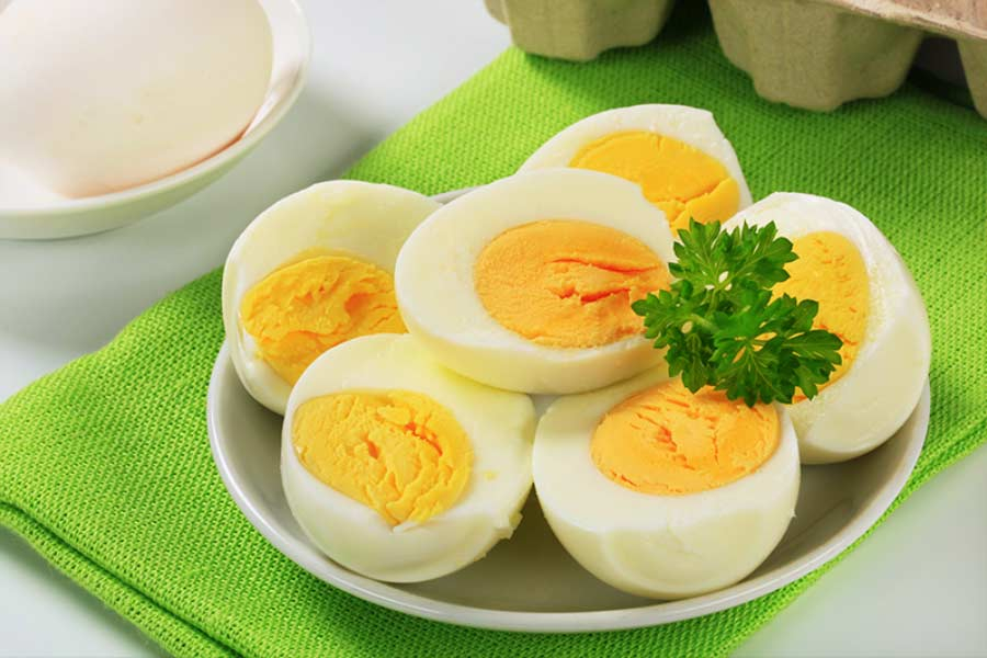 Boiled eggs are full of nutrients