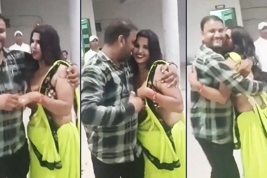 Police officer dances with dancer in bar, you will be shocked to see the video