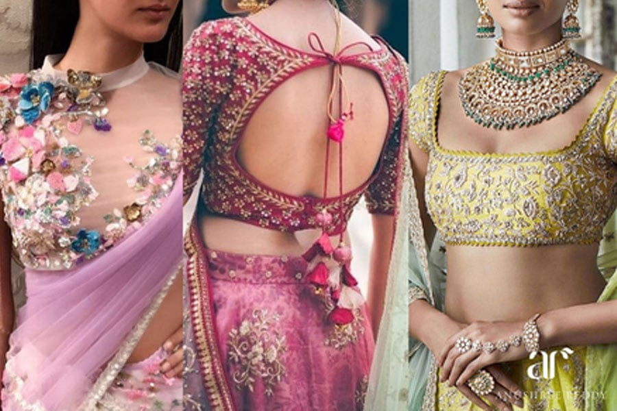 Puja is almost knocking at the door. Sarees, blouses, jewelry, matching shoes