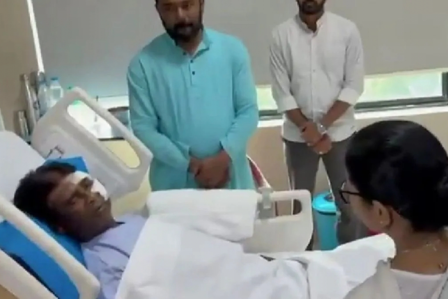 How was he attacked? Was there a plot to kill him? Lying in a hospital bed, the injured BJP MLA from Malda North opened up about the Chief Minister's visit to see him.