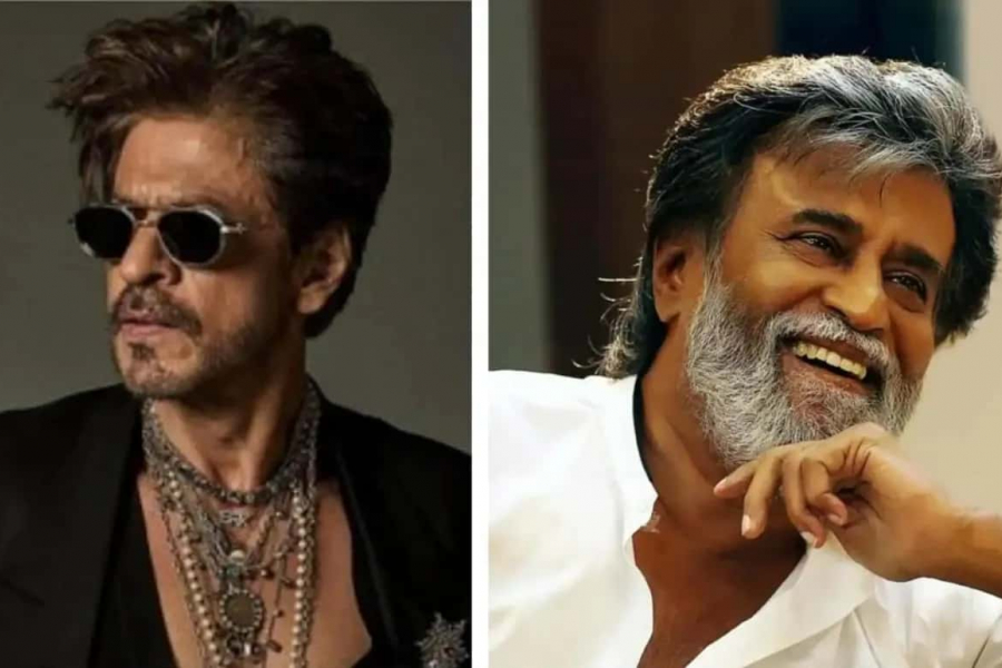 Two superstars of the entertainment world—one the 'God' of South Indian cinema, the other the king of Bollywood.