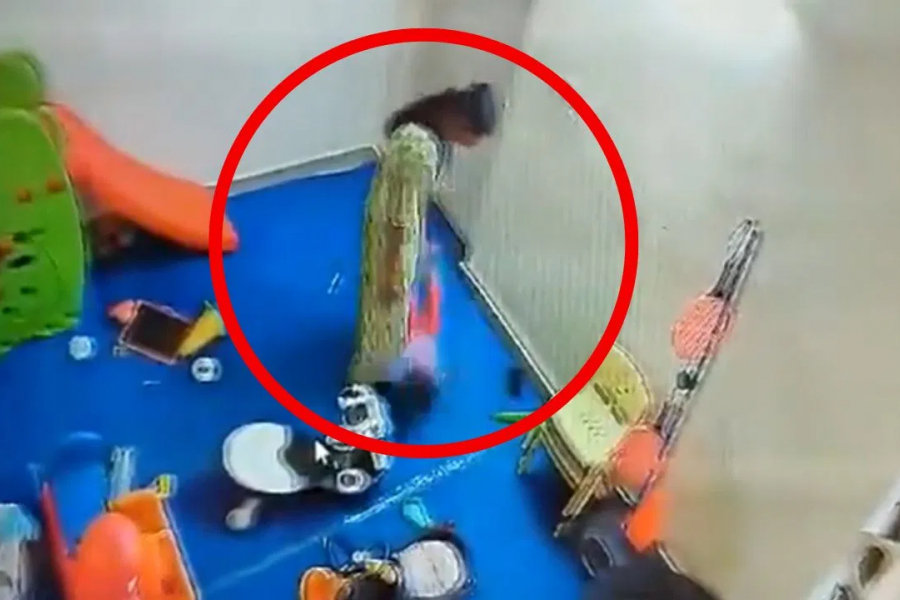 Bites on the thigh, punches in the face! What is going on with the baby at the daycare center?