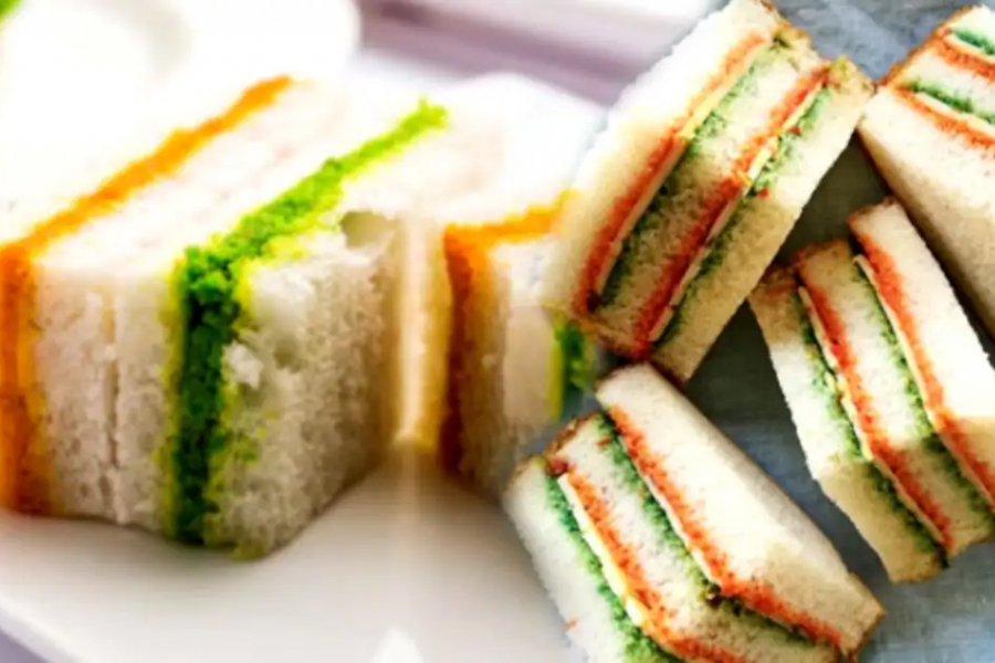 Make a 'Tricolor Sandwich' at home on Independence Day,