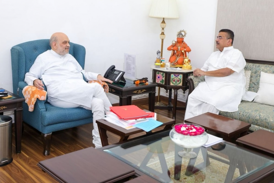 Union Home Minister Amit Shah and West Bengal Opposition Leader Suvendu Adhikari held an important political meeting in Delhi on Monday.