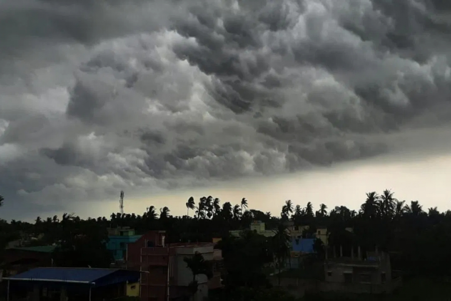 People of the state are worried about the possibility of a low pressure area ahead of the Puja.