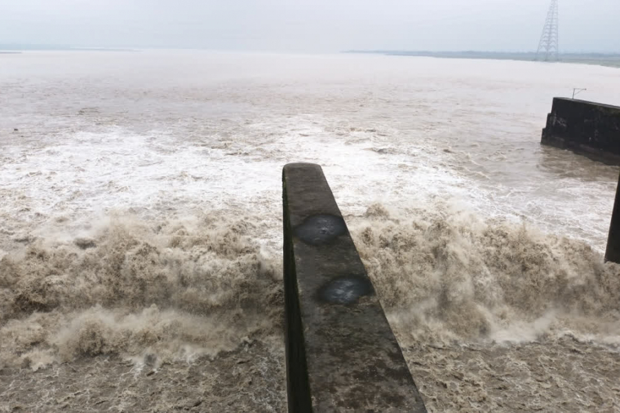 The northern hills and plains are in the grip of disaster ahead of Puja. Normal life is disrupted due to heavy rains