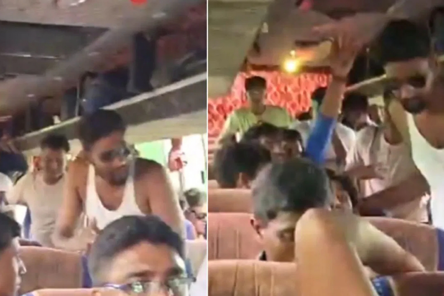 The young Trinamool leader of Jalangir set off for Dharmatala.