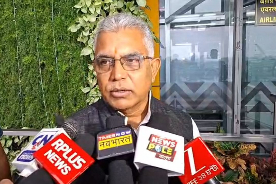 The Prime Minister is coming to Bengal. A few hours before that, former BJP state president Dilip Ghosh left for another state.