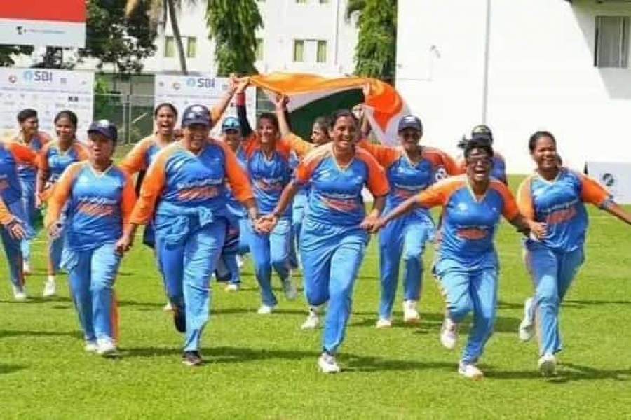 First time hosting, first time on stage… and first time winning the title. India created history by becoming the champions of the Women’s T20 World Cup for the Blind.