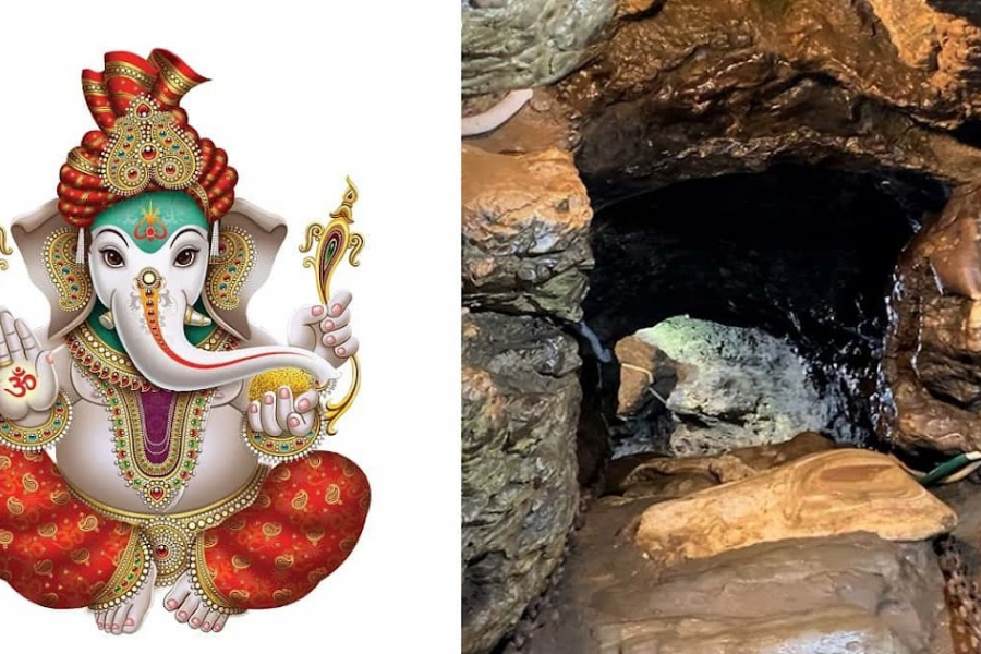 Lord Ganesha: The severed human head of Lord Ganesha is still kept in this cave