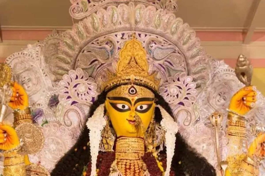 Every year, Krishnanagar city is adorned with festive lights at the end of October.