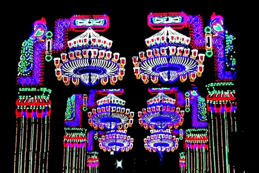 When the festival season arrives, the city is covered in a blanket of lights. After Durga Puja and Kali Puja