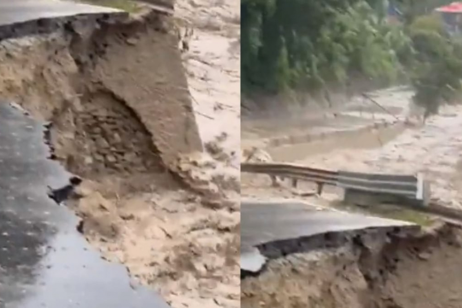 Teesta water level rises, Siliguri-Sikkim communication disrupted