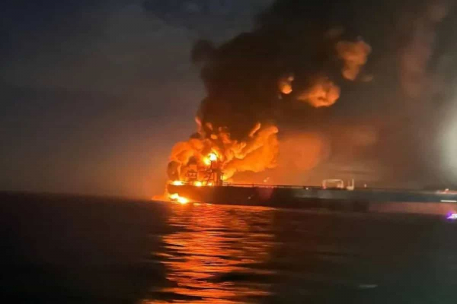 The drone attack on a Russian oil tanker in the Black Sea has reignited the Russian-Ukraine conflict.