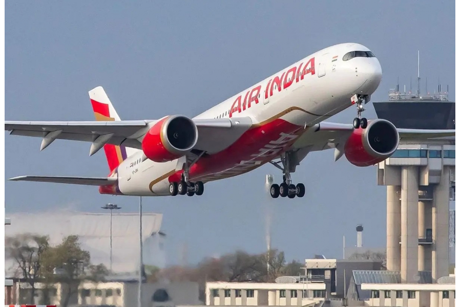 Air India plane catches fire in mid-air! Delhi-Indore bound flight returns after emergency landing